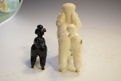 Lot 258 - Two Beswick Poodles