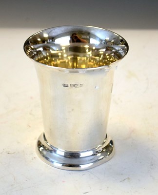Lot 160 - Edward VII silver beaker