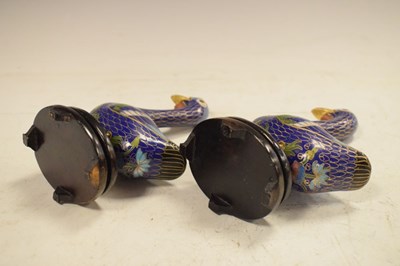 Lot 204 - Group of modern Chinese cloisonné wares