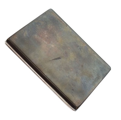 Lot 161 - Asprey - George V silver cigarette case