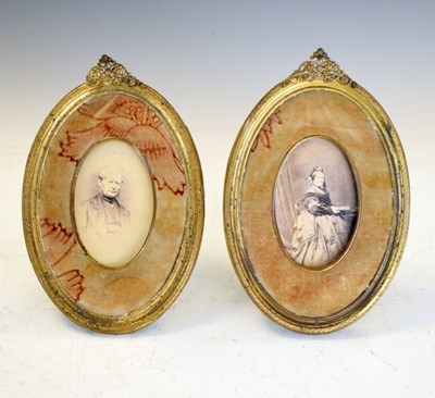 Lot 215 - Pair of Victorian photographic portraits