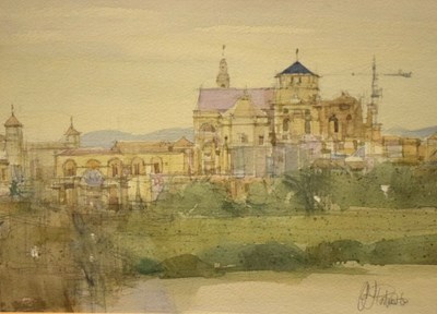 Lot 355 - John Frederick Palmer RWA (b. 1939) - Watercolour - 'Cordoba'