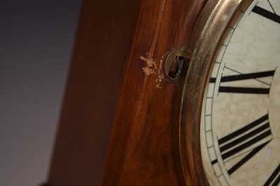 Lot 338 - Walnut mantel clock