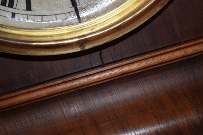 Lot 338 - Walnut mantel clock