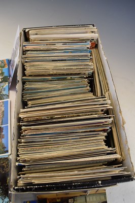 Lot 128 - Box of assorted mid 20th Century and other travel postcards, etc.