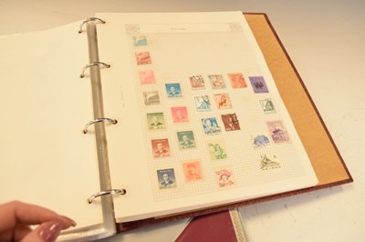 Lot 130 - Two albums of GB, Commonwealth, and world stamps including page of Penny Reds, second album empty