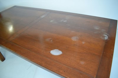 Lot 661 - Good quality rustic dining suite comprising table and six ladderback chairs