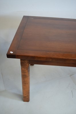 Lot 661 - Good quality rustic dining suite comprising table and six ladderback chairs