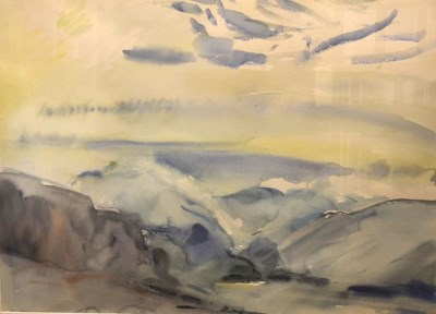 Lot 441 - Donald Wilkinson - Watercolour - Landscape (possibly Bowerdale)