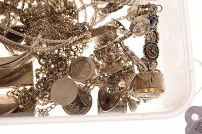Lot 105 - Silver jewellery