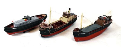 Lot 548 - Three scratch-built model boats - 'Raylight' and two others