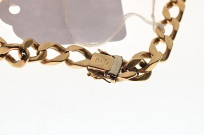 Lot 58 - 9ct gold curb-link bracelet