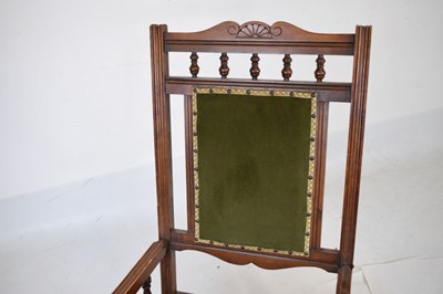 Lot 520 - Edwardian rocking chair