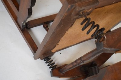 Lot 520 - Edwardian rocking chair