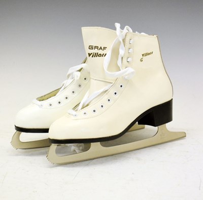 Lot 173 - Pair of Graf Villars ice-skates