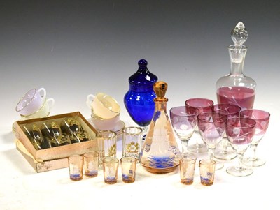 Lot 516 - Assorted glassware