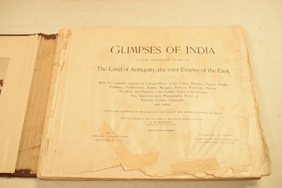 Lot 155 - Book - 'Glimpses of India'