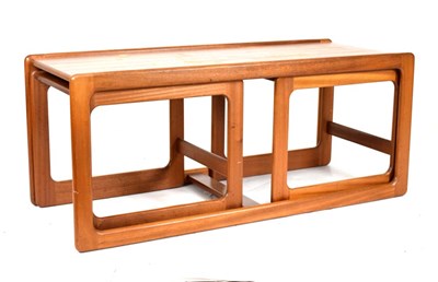 Lot 572 - Macintosh of Kirkcaldy 1970s teak nest of coffee tables