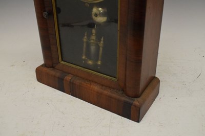 Lot 314 - Late 19th Century American 'steeple' mantel clock