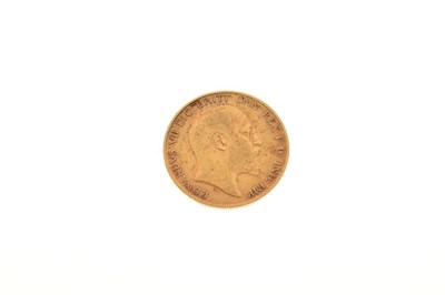 Lot 127 - Gold Coin -Edward VII half sovereign