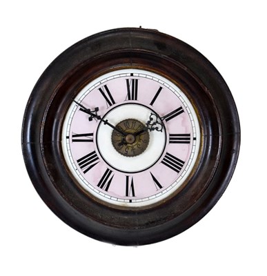 Lot 366 - Black Forest 'Postman's Alarm' wall clock