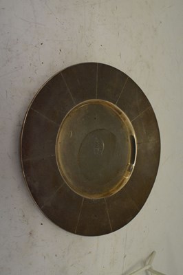 Lot 139 - Victorian silver side plate, scent bottle, pencil
