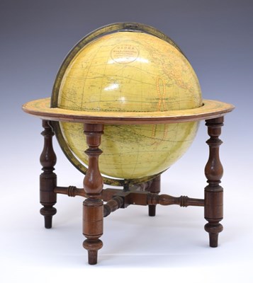 Lot 206 - Late 19th Century 12-inch terrestrial library table globe