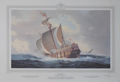 Lot 500 - W.H. Bishop - Signed print - 'The Matthew'