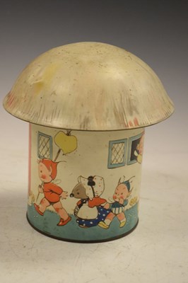 Lot 208 - Lucie Attwell 'Fairy House' money box tin