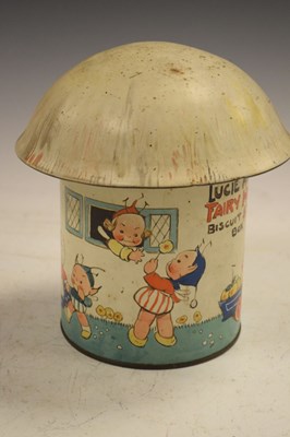 Lot 208 - Lucie Attwell 'Fairy House' money box tin