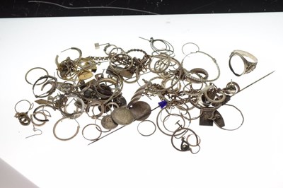 Lot 48 - Quantity of white metal and silver jewellery etc