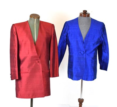 Lot 586 - Three Pakistani ladies silk jackets together with a dress