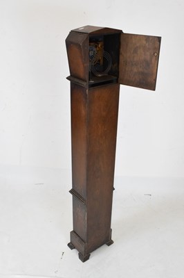 Lot 306 - Art Deco oak-cased grandmother clock