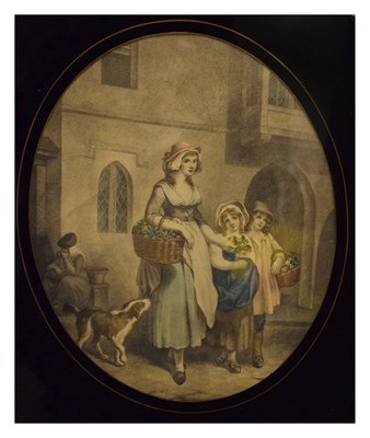 Lot 574 - Mid 19th Century coloured engraving