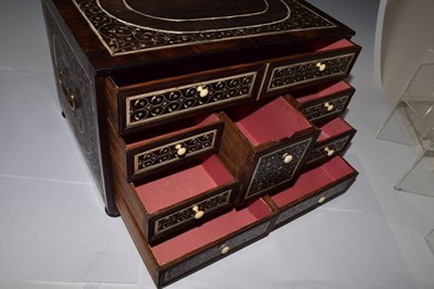 Lot 175 - 18th Century Indian ivory table cabinet