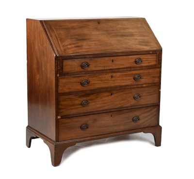 Lot 670 - Mahogany bureau