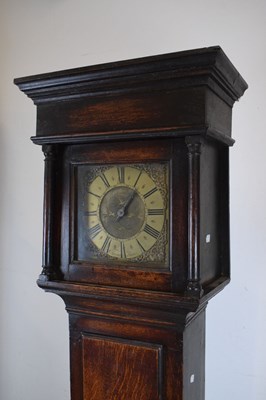 Lot 420 - Mid 18th Century single-hand longcase clock