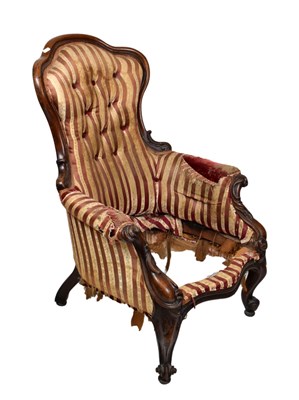 Lot 714 - Victorian easy chair