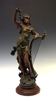 Lot 247 - Spelter figure after Moreaux