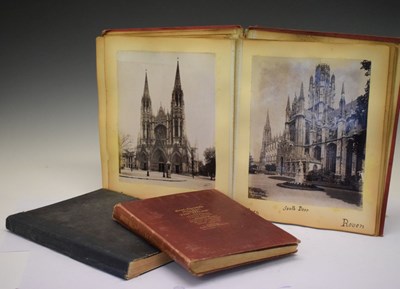 Lot 630 - Album of French photographs, together with two music sheet books