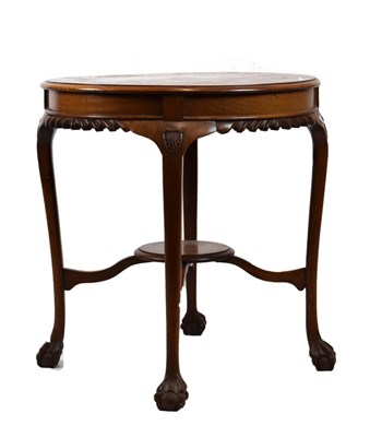 Lot 726 - Edwardian circular occasional table