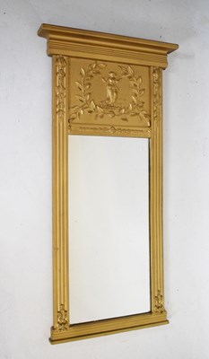 Lot 659 - Giltwood pier mirror