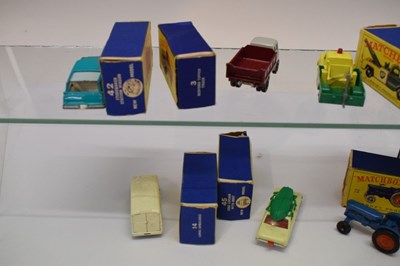 Lot 198 - Twelve boxed Matchbox Series Lesney diecast model vehicles