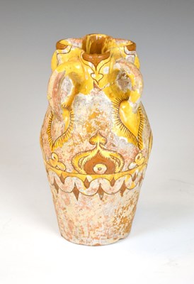 Lot 352 - Ewenny slipware pottery vase designed by Horace Elliott