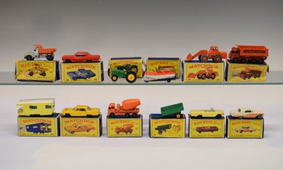 Lot 199 - Twelve boxed Matchbox Series Lesney diecast model vehicles