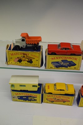 Lot 199 - Twelve boxed Matchbox Series Lesney diecast model vehicles