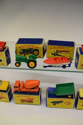 Lot 199 - Twelve boxed Matchbox Series Lesney diecast model vehicles