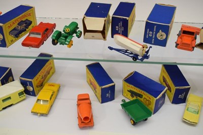 Lot 199 - Twelve boxed Matchbox Series Lesney diecast model vehicles