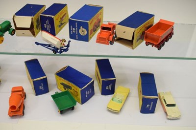 Lot 199 - Twelve boxed Matchbox Series Lesney diecast model vehicles
