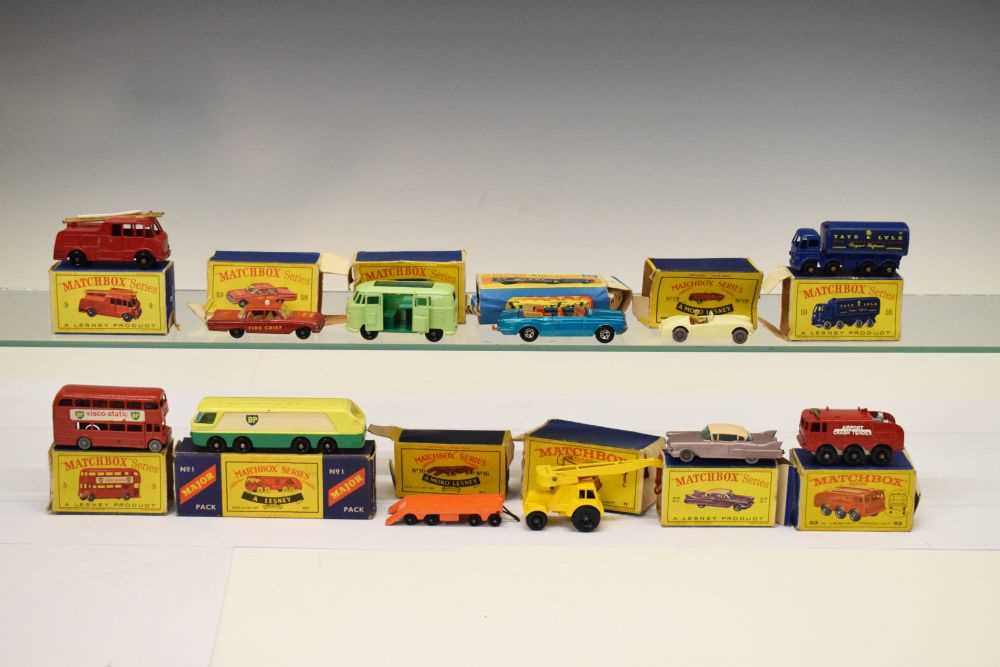 Lesney Lot 200 - Twelve boxed Matchbox Series Lesney diecast